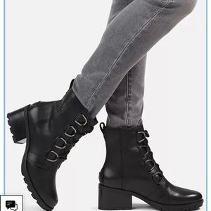 Sorel Cate Lace Up Booties